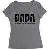 papa Women's Triblend Scoop T-shirt