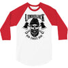 lumberjack skull 3/4 Sleeve Shirt