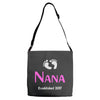 nana established 2017 Adjustable Strap Totes