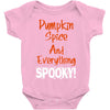 pumpkin spice and everything spooky Baby Bodysuit
