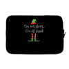 i'm not short i'm elf sized Laptop sleeve