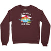 a turtle made it to the water Crewneck Sweatshirt