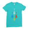 fire, water, earth, &amp; air Ladies Fitted T-Shirt