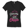 Celebrating With The 70th Birthday Queen Women's V-Neck T-Shirt