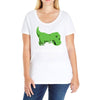 the struggle is real Ladies Curvy T-Shirt