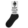 Keep Calm And Hodl Ethereum Socks