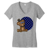freddy plushie Women's V-Neck T-Shirt