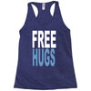 funny t shirts free hugs adult Racerback Tank