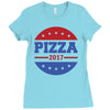 pizza 2017 Ladies Fitted T-Shirt