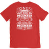 Real Kings Are Born On December 27 V-Neck Tee