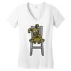 plush bunny Women's V-Neck T-Shirt