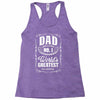 dad number one world's greatest Racerback Tank