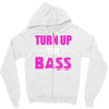 turn up the bass Zipper Hoodie