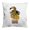 link the mask Throw Pillow