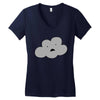 cloud say huh Women's V-Neck T-Shirt
