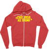part irish all drunk Zipper Hoodie