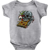 pizzaskull sticker original Baby Onesie