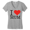 i love mum Women's V-Neck T-Shirt