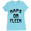 naps on fleek girls Ladies Fitted T-Shirt