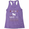 santa leo christmas ugly t shirts Racerback Tank