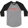 i'm on santa's naughty list 3/4 Sleeve Shirt