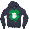 drink and irish Zipper Hoodie