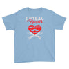 i steal heart valentin day Youth Tee