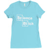 science bitch Ladies Fitted T-Shirt