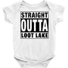 straight outta loot lake Baby Bodysuit