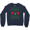 ugly sweater dinosour Crewneck Sweatshirt