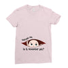 November Peeking Out Baby Boy Ladies Fitted T-Shirt