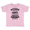 Super Cool Nanny Of A Freaking Awesome Granddaughter Toddler T-shirt