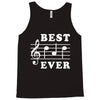 Best Dad Ever Funny Music Note Tank Top