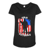 war veteran Maternity Scoop Neck T-shirt