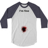 i'm fine gunshot 3/4 Sleeve Shirt