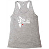 mario nintendo, super, retro, nerd, der pate, godfather, fun Racerback Tank