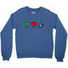 peace love coffee (2) Crewneck Sweatshirt