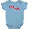 carnivore logo red Baby Onesie