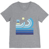beach V-Neck Tee