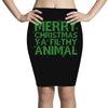 merry christmas ya filthy animal Pencil Skirts