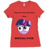 twilight has special eyes Ladies Fitted T-Shirt