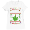 smoke weed every christmas Ladies Fitted T-Shirt
