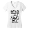So... There's This Girl Who Kinda Stole My Heart She Calls Me Dad Women's V-Neck T-Shirt