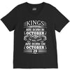 Real Kings Are Born On October 29 V-Neck Tee