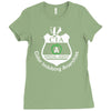 cia badge cider imbibing anarchist with badge Ladies Fitted T-Shirt