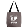love bacont fun ny Tote Bags