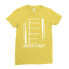beard length chart Ladies Fitted T-Shirt