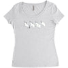 unicorn devolution Women's Triblend Scoop T-shirt