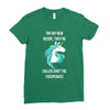 Funny Unicorn Ladies Fitted T-Shirt