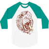 banana eating lion 3/4 Sleeve Shirt